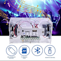 Miniatyrbild 2 av 5: Diy Bluetooth-högtalarkit med LED-blixtljus Lödprojekt USB Mini Hemmastereo Ljudförstärkare DB Photo Color
