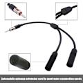 Pikkukuva 2 / 5: 50cm auton antennin jatkokaapeli uros naaras auto am fm radio adapterikaapeli [db]