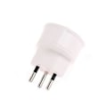 Miniatyrbillede 1 af 5: 1 stk. Europæisk Frankrig til Schweiz Stik Rejseadapter 3 Ben Stik 10A 250V Strømstik EU til Schweiz Elektrisk Stikdåse [DB] white
