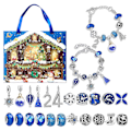 Miniatyrbillede 4 af 5: Julekalender Armbånd Countdown Kalender Jule DIY Smykke Charm Making Set Til Børn Juletema Gave [DB] C Look at the Picture