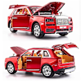 Miniatyrbilde 1 av 5: 1/32 Rolls Royce Phantom Diecast Lekebil Miniatyrmodell Luksus Super Pull Back Lyd & Lys Dører Åpningsbar Samling Gave Barn Db Rolls-Royce Cullinan4