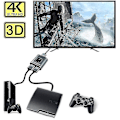 Miniatyrbild 4 av 5: HDMI Switch 4K HDMI Splitter - Gana Prime Dubbelriktad HDMI-switch i aluminium 1 ingång 2 utgångar (enkel skärm) eller 2 ingångar 1 utgång, stöder 4K [Db] 1PC