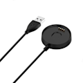 Pikkukuva 5 / 5: 100 cm USB-datakaapeli Magneettinen Lataustelakka Vaihto Ticwatch C2 Älykellolaturille db Black