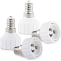 Miniatyrbillede 1 af 5: 4x Sokkeladapter - E14 Til Gu10 Sokkelkonverter - Bajonetfatning Lampeholder Adapter Til Halogen Led Pære db