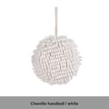 Snabbtorkande badrumshandduk i chenille [dB} White