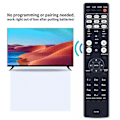 Miniatyrbillede 5 af 5: Denon Dra-F109Dab, Dra-F109, Dcdf109, Draf109 - Rc-1163 Erstatningsfjernbetjening [DB]