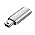 Miniatyrbild 1 av 5: Mini USB till USB-C Adapter USB-C Hona till Mini USB Hane Adapter USB-C Adapter [DB] Silver
