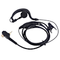Pikkukuva 1 / 5: Motorola MTH600, MTH650, MTH800, MTP850 -radiopuhelimille 1-nastainen 2,5 mm kuuloke mikillä, db Black