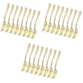 Miniatyrbillede 2 af 2: 120 stk. Engangs Mini Gaffler Frugt Dessert Pudding Gaffler Festartikler Til Restaurant Ktv (Gylden) DB 72 pcs