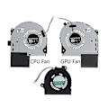 Miniatyrbilde 2 av 5: CPU GPU-vifte for bærbar PC Kjølevifte DC12V 0.4A 4-pin Radiator for Asus ROG Strix GL703{ DB} Complete set