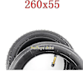 Miniatyrbillede 2 af 5: 260x55 Dæk &amp; Slange Passer til Børnetrekørrer Babyvogn Foldbar Babyvogn, El-Scooter, Børnecykel 260*55 Dæk [DB] inner tube