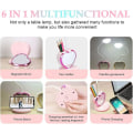 Miniatyrbillede 3 af 4: Db Børns LED-skrivebordslampe, dæmpbar bordlampe, genopladelig med penneholder, USB-port til teenagepiger, drenge, studerende, pink