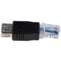 Miniatyrbillede 3 af 4: USB A Hun til Ethernet RJ45 Han Adapter Ny {Db} As Shown