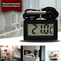 Miniatyrbillede 2 af 5: 2-5m Mini Termometer Temperatur LCD-display Digital m/ Probe Sort-kabel Værktøj [DB] 2M