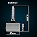 Miniatyrbilde 3 av 4: Hid-lampepære Billamper / Frontlykt [DB] 10000K -- Blue D1S