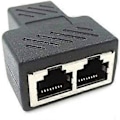 Miniatyrbillede 4 af 4: Ethernet 1 til 2 Splitter Adapter, Netværks Splitter Adapter, LAN Splitter 2 Hun til 2 Hun Porte CAT 5/CAT 6 Ethernet Forlænger Socket Co db