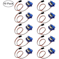 Miniatyrbilde 1 av 5: 10 stk Sg90 Micro Servo Motor for Rc Bil Robot Helikopter Fly Remote Control [DB]
