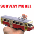 Miniatyrbillede 3 af 5: Naievear Klassisk Tog Tram Diecast Tilbage Træk Model Med LED Musik Udviklings Børn Legetøj db Blue Grey