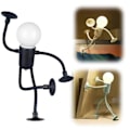 Miniatyrbilde 1 av 5: Formbar Morsom Sportsmann Nattlampe, DIY Form Nattlamper, God Gave [DB] black