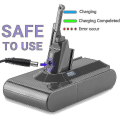 Miniatyrbilde 2 av 4: Db V8 6000mah erstatningsbatteri Dyson V8 Sv10 Li-ion batteri for Dyson V8 Absolute Fluffy Animal Sv10 trådløs håndholdt støvsuger med pakke
