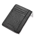 Miniatyrbillede 5 af 5: GUBINTU 417 RFID Beskyttet Ægte Læder Tegnebog Kreditkort Penge ID Lommeholder Db Black Style A