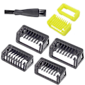 Miniatyrbild 1 av 5: Guide Comb 1/2/3/5 Mm För Rakapparat Kroppshårskydd Qp2520 Qp2530 Qp2630 Qp6510 Qp6520 Qp2523 [Db]