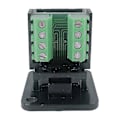 Pikkukuva 3 / 5: 5 KPL RJ45 Naaras Paneeliasennus Ruuviliitinadapteri, D-tyypin RJ45 8P8C Naaras 8-nastainen liitin [DB] Black