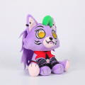 Miniatyrbilde 2 av 3: Star Crocodile Doll Fnaf Doll Cute Coyote Plysjleker [DB] Purple