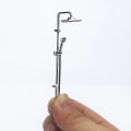 Pikkukuva 5 / 5: Farfi Moderni tyyli nukketalo seos suihkupää malli Diy miniture kylpyhuone tarvike db A