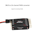 Pikkukuva 2 / 5: SBUS - 16CH PWM -muunnin SBUS - PWM/PPM -dekooderit Kaksipuolinen PPM -tuki Muunnos Futaba Orange SBUS -signaaleille [DB] As Shown