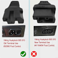 Pikkukuva 4 / 5: HUSQVARNA VIKING Huskylock 340D, 341D 3400 -OMPELUKONEEN JALKASÄÄDIN POLJIN + Johto [DB] A 220V wo-round plug