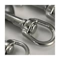 Miniatyrbilde 4 av 5: Rustfritt stål svingbar sjakkelutløserbåtanker kjedeløyesjakkel svingbar karabinkrok for marine Ar{DB} Silver