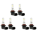 Miniatyrbillede 1 af 5: 6x 9005 Hb3 Led Forlygtepærer Sæt Fjernlys 35w 4000lm 6000k Hvid Høj {Db} Black