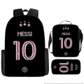 Miniatyrbild 1 av 4: Ny ankomst fotbollsstjärna Lionel Messi tryckt skolväska eller portfölj eller pennväska eller tredelad ryggsäck studenter DB 56 Only a pen bag