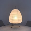 Miniatyrbild 4 av 5: Japansk design Akari Noguchi Yong bordslampa tryckt rispapperslampa sovrum skrivbord hemloft inredning fyrkantig stativ golvlampa [DB]