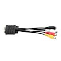 Miniatyrbillede 3 af 5: Universal VGA til Video TV Out S-Video AV og 3 RCA Hun Converter Kabel Adapter JIKAIX db
