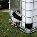 Pikkukuva 2 / 3: Uusi 1000 litran IBC-vesisäiliö S60x6-adapteriventtiilillä ja 3/4-yvanilla (vain hana) [pb] [DB]