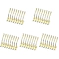 Miniatyrbilde 1 av 3: 120 stk Engangs Mini Gaffler Frukt Dessert Pudding Gaffler Festutstyr For Restaurant Ktv (gull) [DB] 120 pcs