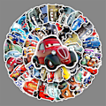 Pikkukuva 1 / 5: Db Disney Pixar -animaatioautojen tarrat autoon, kannettavaan tietokoneeseen, puhelimen kuoreen, jääkaappiin, leikekirjaan, vedenpitävä graffititarra, lelut, lasten lahjat