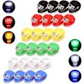 Miniatyrbillede 1 af 5: 16/24 stk. LED Cykellygte, Clip-On Cykellygter, For- og Baglygte Sæt i Silikone, Vandtæt Cykellygte Forlygte Baglygte Sikkerhed For [db] 6 Colours