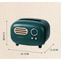 Miniatyrbild 5 av 5: Retro Radioformad Servettbox Praktisk och Söt för Kök, Badrumsbänkar, Sovrumsbyråer, Nattduksbord, Skrivbord, Bord db
