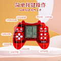 Miniatyrbild 3 av 5: Mini handhållen elektronisk Tetris-spelkonsol leksak klassisk nostalgisk spelkonsol nyckelring hänge [DB] transparent red