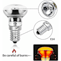 Miniatyrbillede 4 af 5: R39 E14 40w Lavalamp Pærer, Edison Skrue Ses Reflektor Små Lavalamp Pærer, Varm Hvid 2800k R39 Dæmpbar (2 Pakke) Fo [DB]