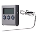 Miniatyrbilde 1 av 5: Digitalt Kjøkkentermometer LCD-Skjerm Lang Probe for Grill Ovn Mat Kjøtt Matlaging Alarm Timer Måleverktøy [db] Grey