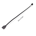 Pikkukuva 5 / 5: Corsair RGB:n ja tavallisen ARGB:n 4-napainen 5V-sovitinliitin RGB-kaapeli 25 cm db
