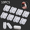 Miniatyrbillede 2 af 5: Db 10 stk./parti Plastic Rulle Gardin Træk Snor Forbindelse Gardin Kæde Forbindelse HFMQV 10 PCS