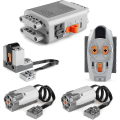 Miniatyrbilde 1 av 5: 5 stk Power Function Motoriserte Blokker Power Kit 2 Medium Motorer, 1 Batteriboks, 1 Ir Fjernkontroll, 1 Fra Chuai Du [DB]