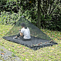 Miniatyrbilde 5 av 5: Camping Myggnetting Lett Kompakt Mesh Insektnett Dekke for Reise Utendørs DB Black