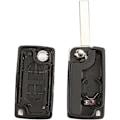 Miniatyrbillede 2 af 2: 2 Knapper Nøglehus Kompatibel CE0536 Folde Flip Nøgle til Peugeot 207 307 308 C [DB]