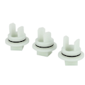 Miniatyrbillede 3 af 5: 3 stk. kødhakkerdele husholdning elektrisk kødhakker element plast gear ærme 418076 passer til Bosch BEKO [db] White